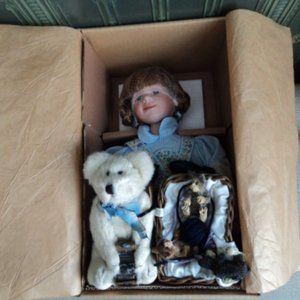 Boyds Bears porcelain doll~"Kaylee" NIB
